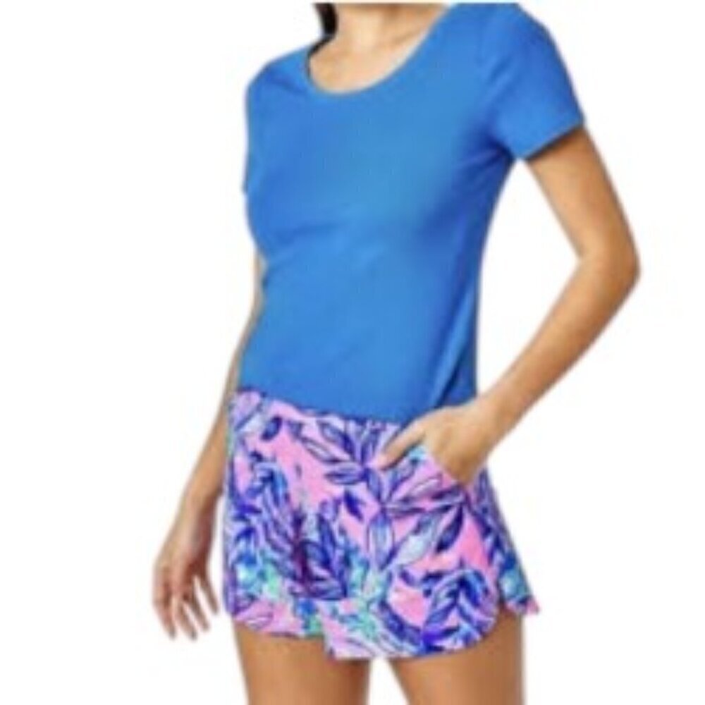 Lilly Pulitzer Ocean View Short in Lilac Rose Just a Lil Jelly Small